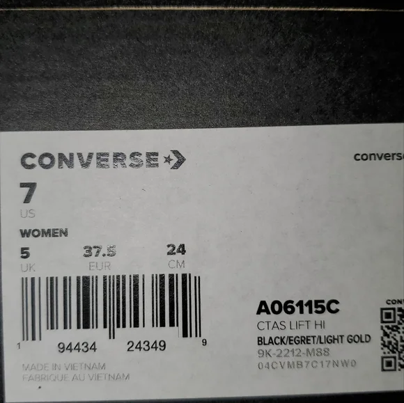 Converse CTAS Lift Hi Platform Festival Florals women's sz / A06115C - Picture 7 of 8